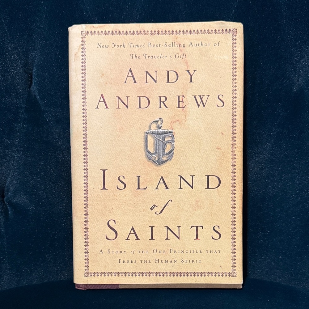 'Island of Saints' Book by Andy Andrews - hardback EUC